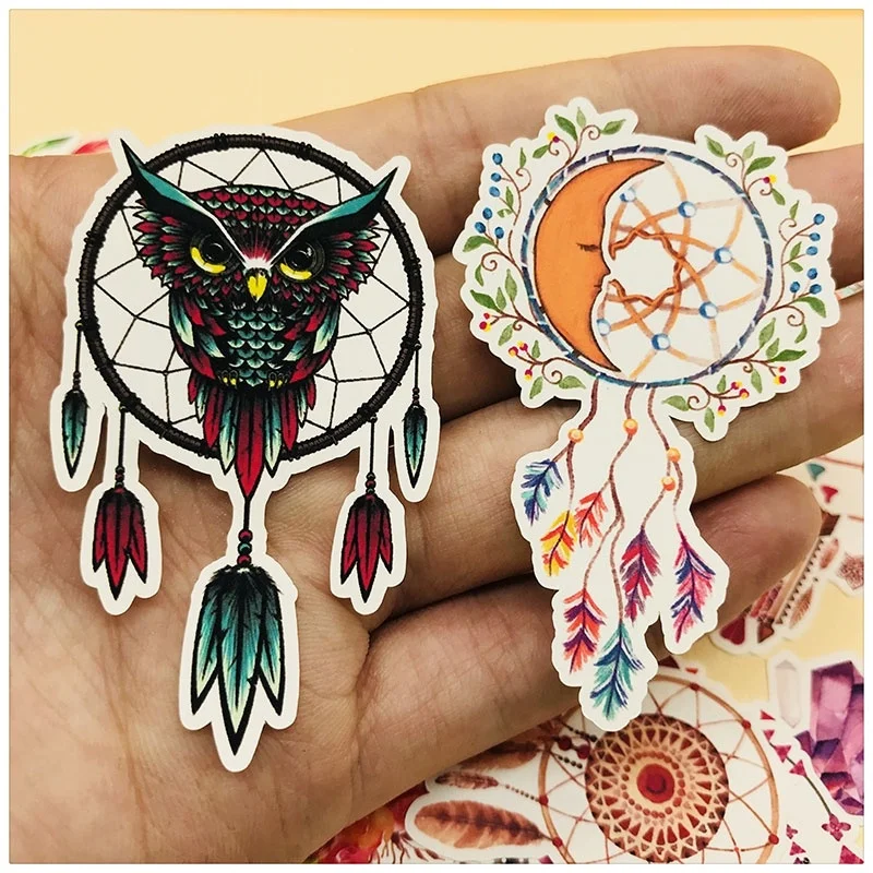 

25pcs Self-adhesive Dreamcatcher Scrapbooking Stickers Decorative Sticker DIY Craft Decals Diary Decor
