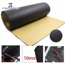X AUTOHAUX 10mm di Spessore 200 cm * 50 cm 394mil 79 “x 20” schiuma di Cotone Piano Auto Portellone di Riduzione Del Rumore Isolamento Acustico Deadener Mat