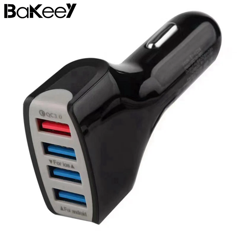 Оригинальное автомобильное зарядное устройство Bakeey с 4 портами 3 0 для iPhone X 8Plus