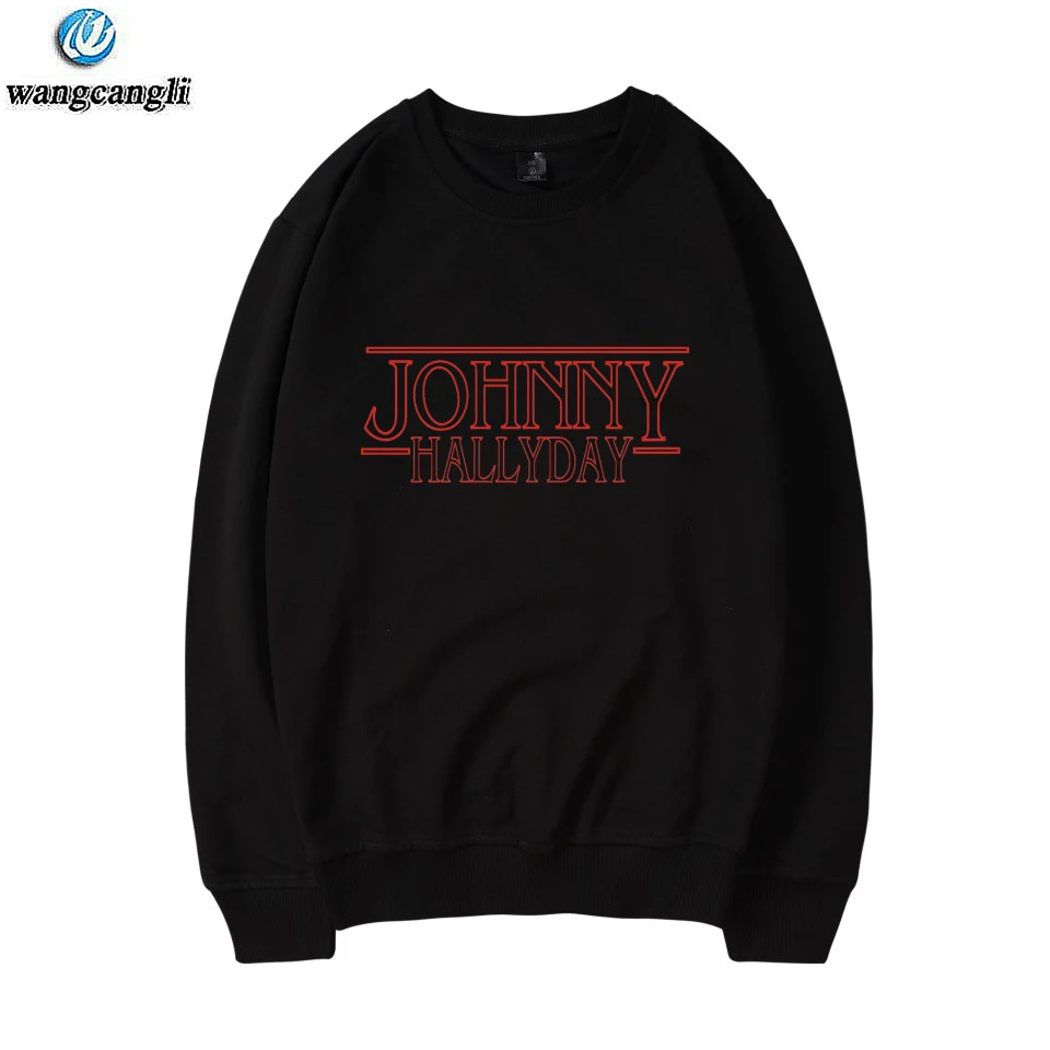 Johnny Hallyday толстовки кофты для мужчин/Для Женщин Зимняя мода свитер с капюшоном теплые повседневное колледж студент спортивный костюм плюс