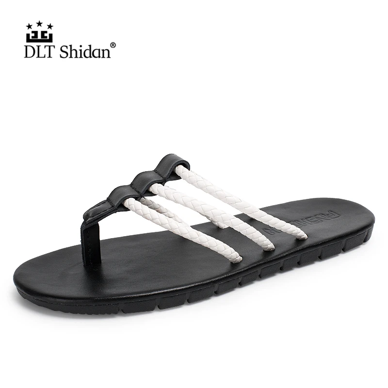 

New 2017 Summer Sandals men Outdoor Breathable   Platform Shoes Summer Beach Shoes Soft Walking Shoes Leisure Leather Sandals