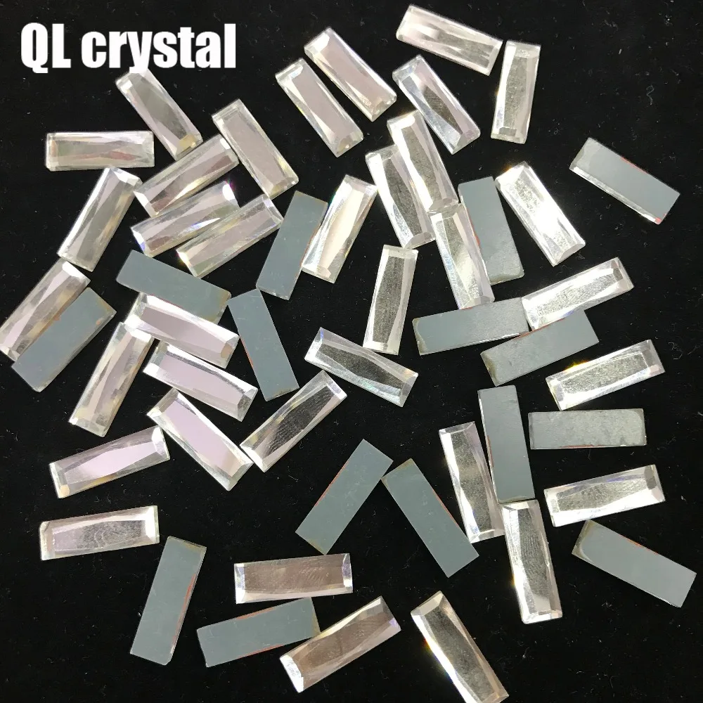 QL Кристалл 5x15 мм кристалл популярная DIY Одежда Обувные сумки клей на плоских