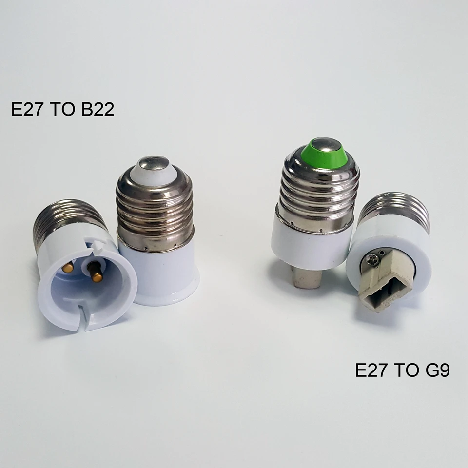 E27, E14, GU10, G9, E12, B22 ламповая база, конверсионные патроны, адаптер, патроны, патроны для лампы, светодиодный светильник