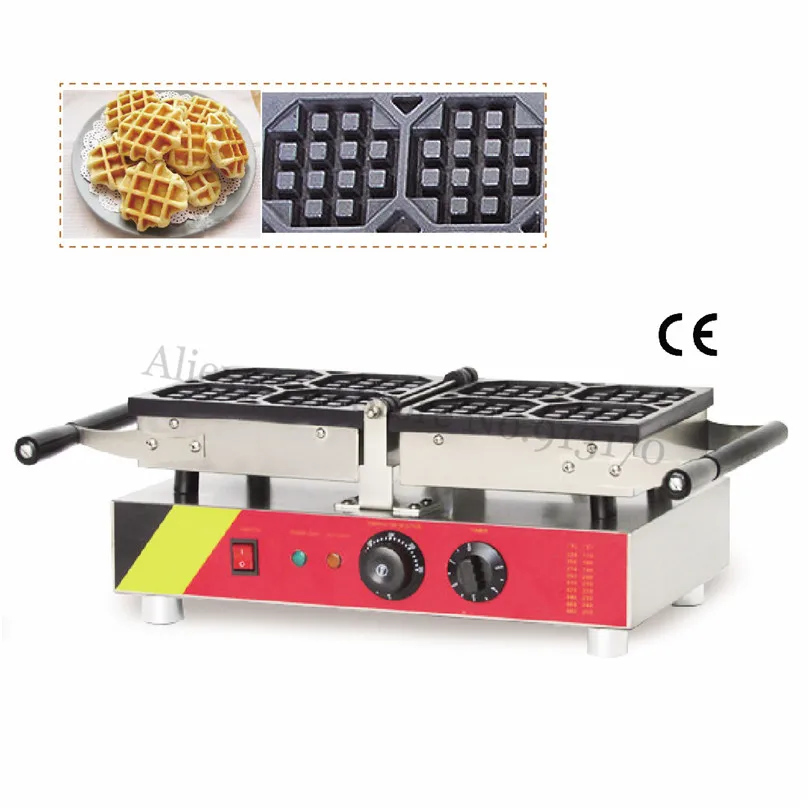 Электрическая вафельная машина с решеткой коммерческая Бельгийская вафельница 536 (24)