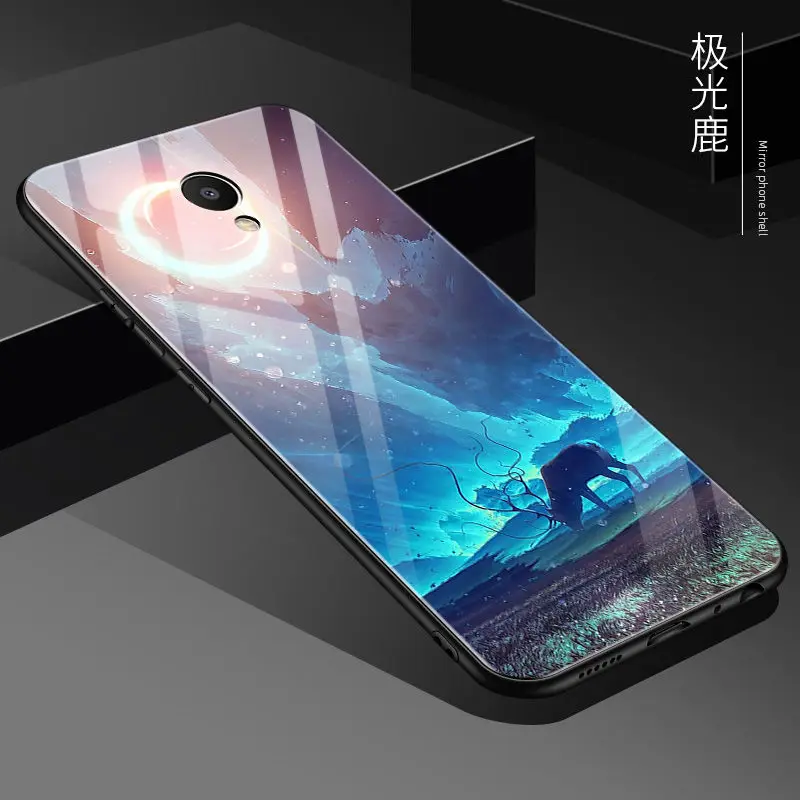 Colorful Tempered Glass Phone Case For Meizu M6 Case Back Cover For Meizu M5 M6 Note M6S M5S E3 15 16 16th Plus Case Cover Bag Colorful Tempered Glass Phone Case For Meizu M6 Case Back Cover For Meizu M5 M6 Note M6S M5S E3 15 16 16th Plus Case Cover Bag