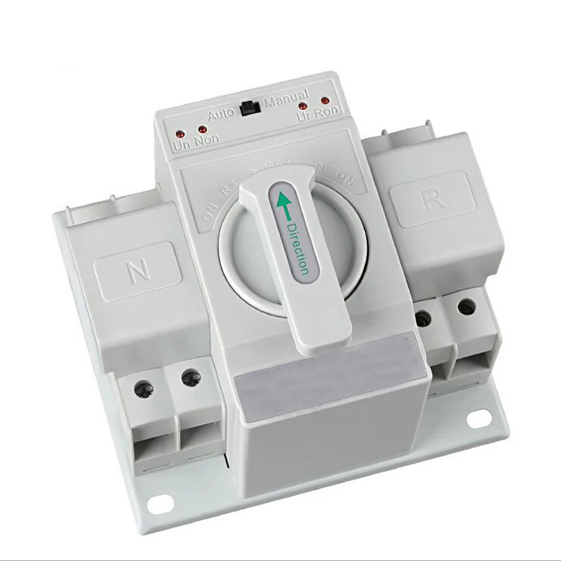 Portable Dual Impetus Manual Transfer Safe Switch Controller 100A//63A 220V Mini