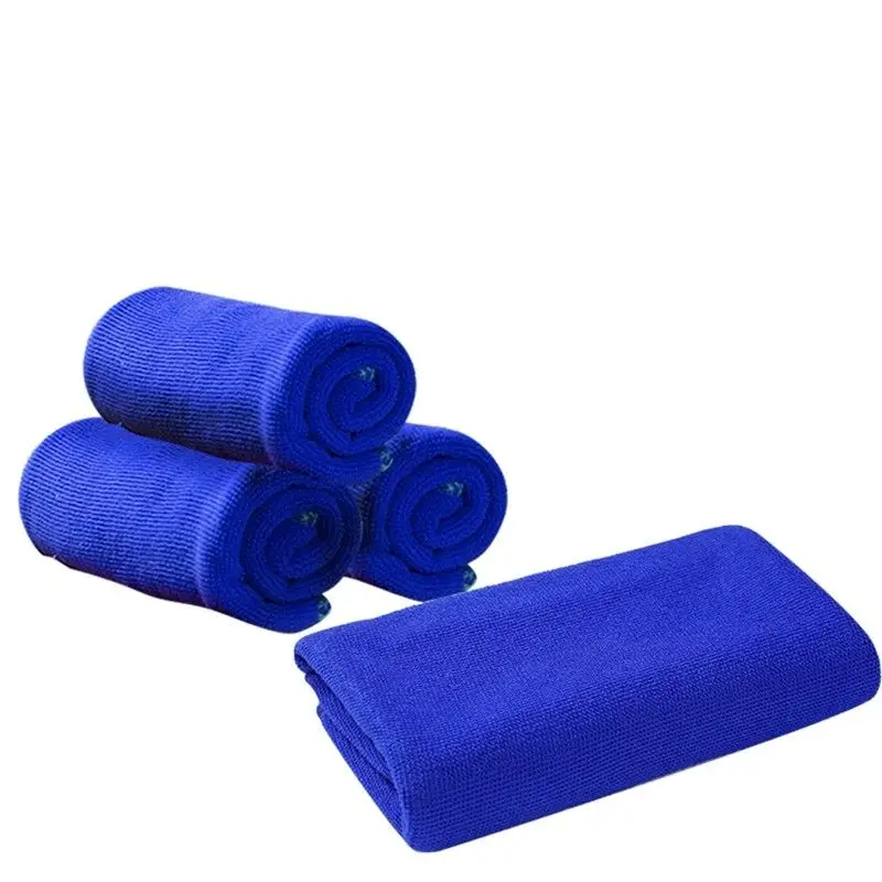 Pcmos 10 шт. синяя мочалка из микрофибры для авто, уход за автомобилем, чистящее полотенце s, мягкие ткани, инструмент для лобового стекла, солнцезащитные очки, чистящее полотенце