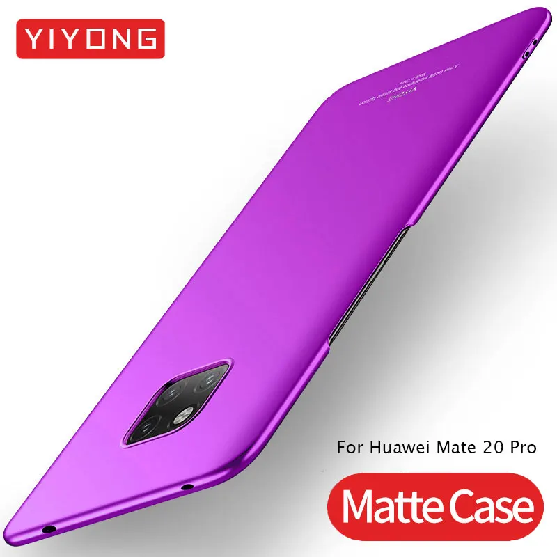 

YIYONG Cover For Huawei Mate 20 10 9 Pro Case Slim Matte Coque For Huawei Mate 20 10 Lite Case Hard PC Back Cover Mate 20 10 9