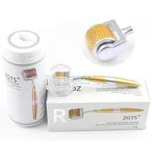 Профессиональный титановый Дерма ролик ZGTS 192 иглы для ухода за лицом и лечения выпадения волос сертификат CE подтвержден