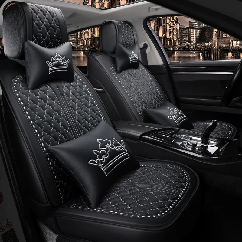 

Universal PU Leather car seat covers For RAV4 C-HR IZOA CAMRY HYBRID COROLLA HYBRID LEVIN HYBRID PLUG-IN CAMRY PLUG-IN HYBRID