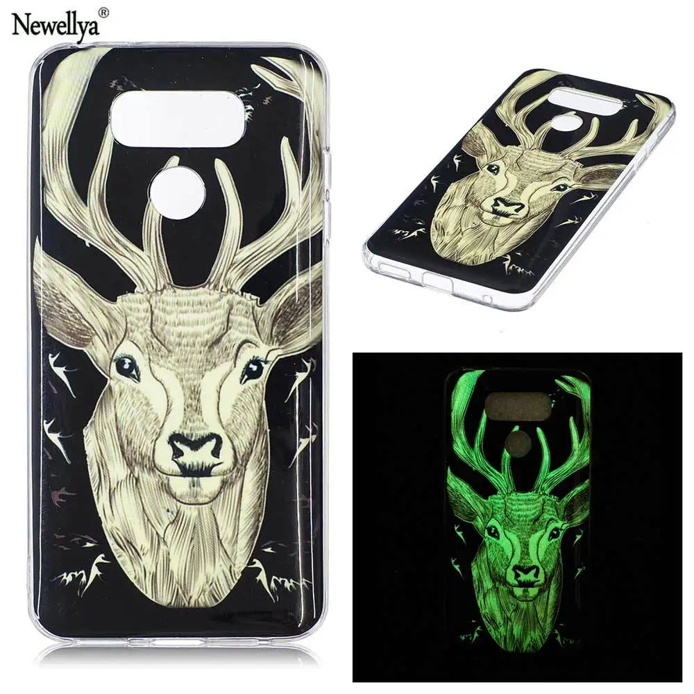 For LG G6 LGG6 Case Armor Luminous Glowing Silicone Back Cover For LG