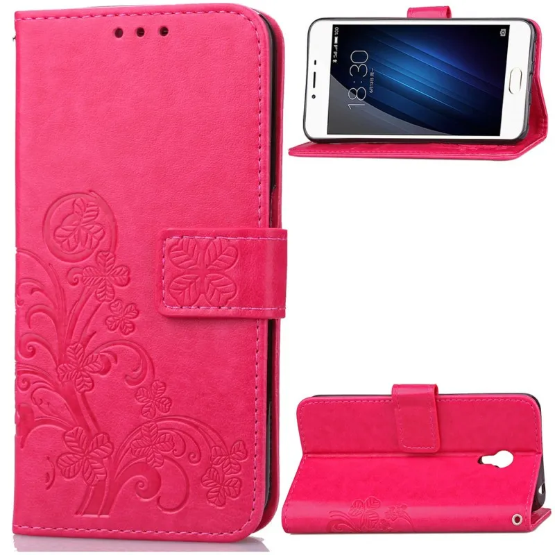 Meizu M3S Four Leaf Clover Wallet Case (7)