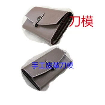 Cheap Designer Leather Craft Tools Women Long Folded Wallet Die Cutting Knife Mould Hand Machine Punch Tool Set Deri El Aletleri