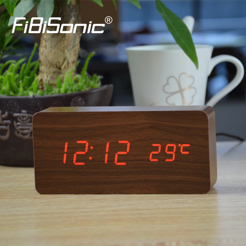 Будильники с термометром FiBiSonic|clock abstract|clock bookclock means |