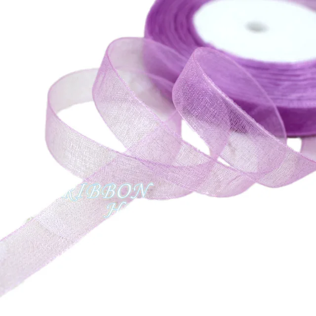 Organza Ribbon - 1/2 Width, 50 Yards - Perfect for Gift Wrapping, Crafts, Hair Accessories, and Jewelry Design