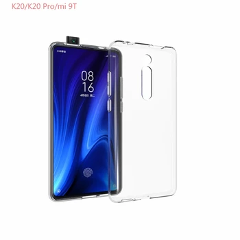 

100pcs/lot transparent smooth Soft TPU Cover Case for Xiaomi mi 9T / Redmi K20 Pro K20