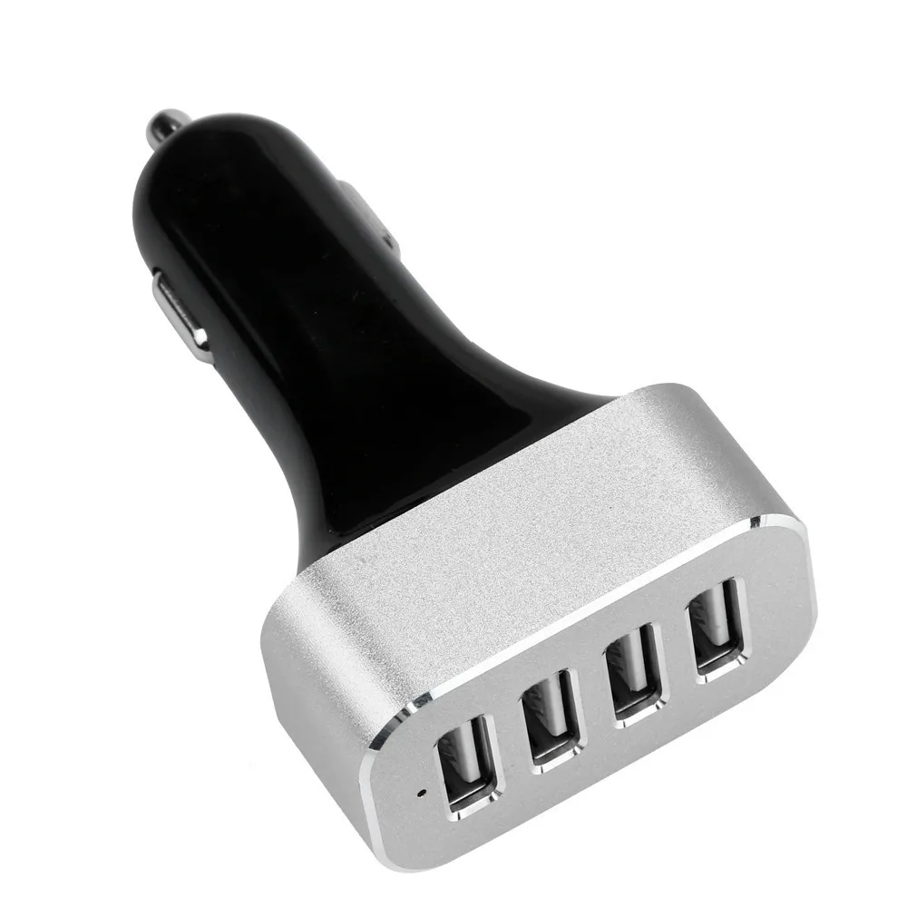 Автомобильное зарядное устройство 9.6A 48 W 4 с usb-портом, светодиодная Быстрый автомобильное зарядное устройство для смартфона планшета автомобильные адаптеры и кабели C8111