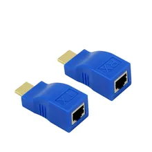 30 метров 1 пара HDMI удлинитель адаптер RJ45 усилитель сигнала передатчик приемник CAT-5e/6 кабелей 1080p HDTV