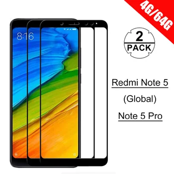 

[2 Pack] HD Screen Tempered Protective Glass Redmi Note 5 Global / Redmi Note 5 Pro Screen Protector Glass Xiaomi Redmi Note 5