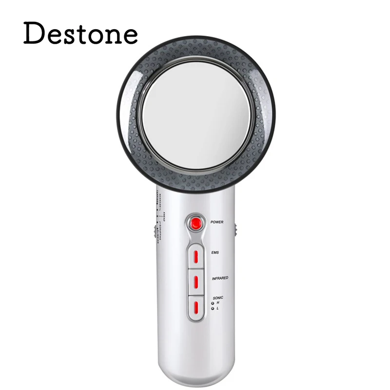 Продажа Destone 3 в 1 ультразвуковая кавитация EMS тела, массажер для похудения Вес потери Lipo антицеллюлитный сжигатель жира гальванической ИК