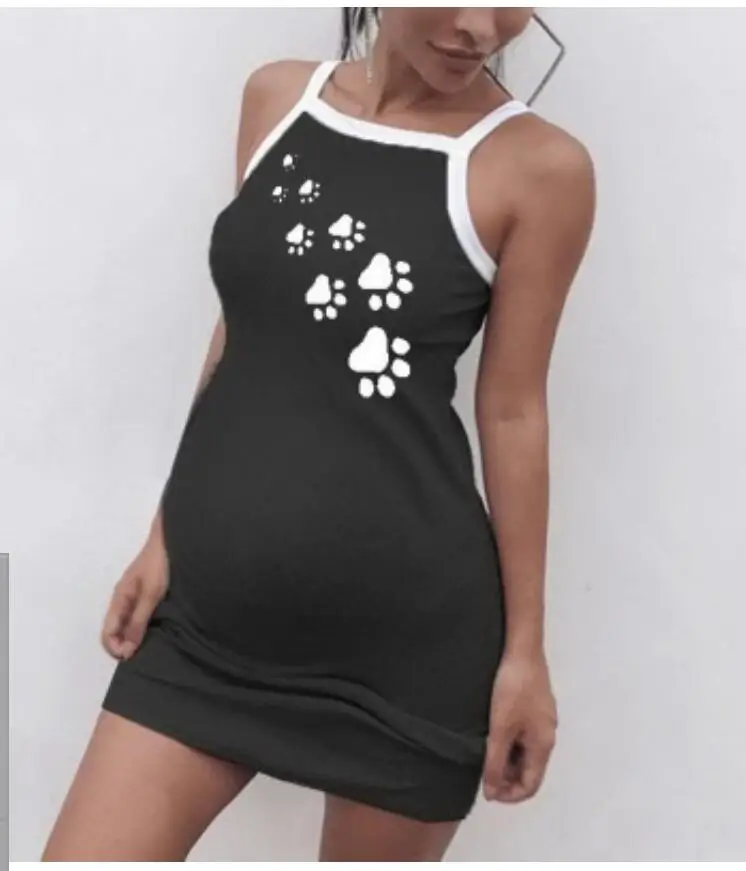 Сексуальные Платья для беременных реквизит для фотосъемки платье для беременных для будущих мам платья для фотосессии беременность женское платье - Цвет: Черный