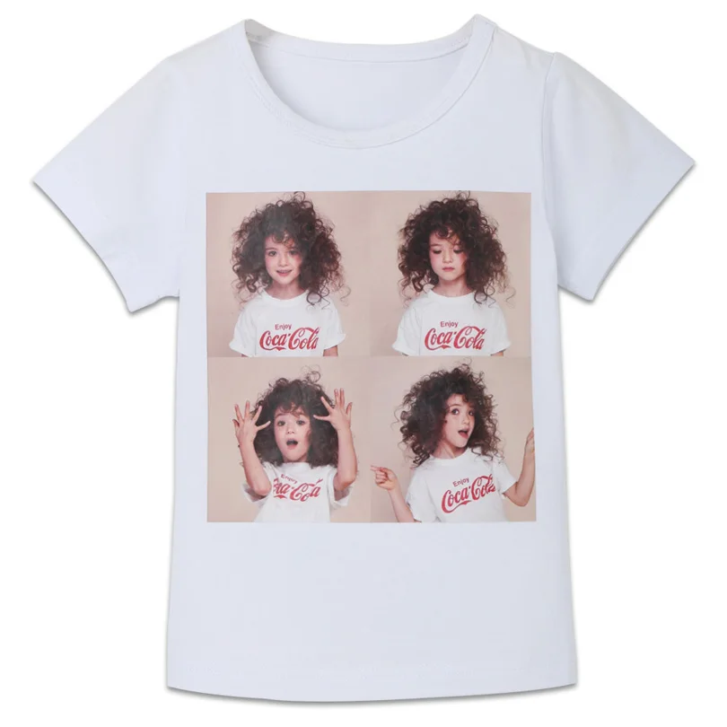Летние топы для девочек, детские футболки с единорогом и радугой, Roupa Menina, одежда для маленьких девочек, брендовая футболка для маленьких девочек, детская одежда - Цвет: H