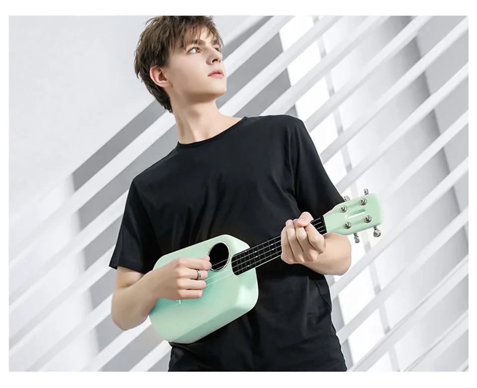 Populele 2 умная гитара укулеле концертный сопрано от Xiaomi светодиодный Bluetooth укулеле 4 струны 23 дюймов Акустическая Электрогитара Uke
