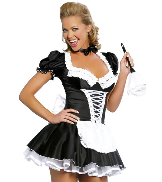 Sexy Late French Maid Costume Exotic Servant Cosplay Dress Best Crossdress And Tgirl Store 