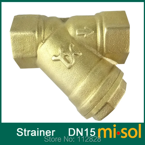 10 шт. 1/" DN15 латунь y Тип фильтр Клапан разъем установки
