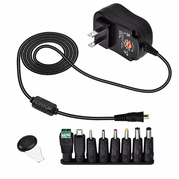 

Universal AC/DC Adapter, [New Version] CUGLB 12 W Multi Voltage Switching Power Supply with 8 Selectable Tips for 3V t 12V ST345