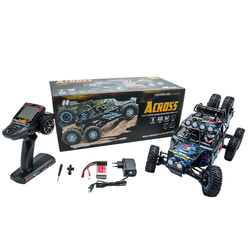 WLtoys 12628 2 4 г 6WD 1/12 профессиональная машинка на радиоуправлении 40 км/ч по бездорожью