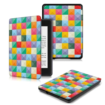 

Kindle Paperwhite 2018 Case Print Cover PU Leather Slimshell for Amazon Kindle Paperwhite 4 Case 10th Generation Funda Capa