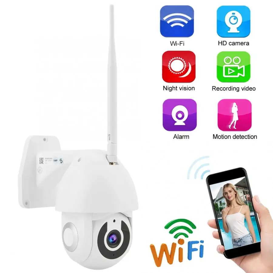 

1080P HD WIFI Wireless Intelligent Security PTZ Camera