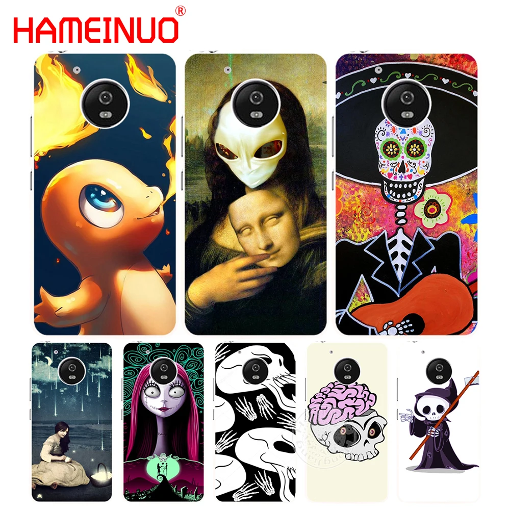 

HAMEINUO Halloween Skull Cartoon case cover for For Motorola moto G6 G5 G5S G4 PLAY PLUS ZUK Z2 pro