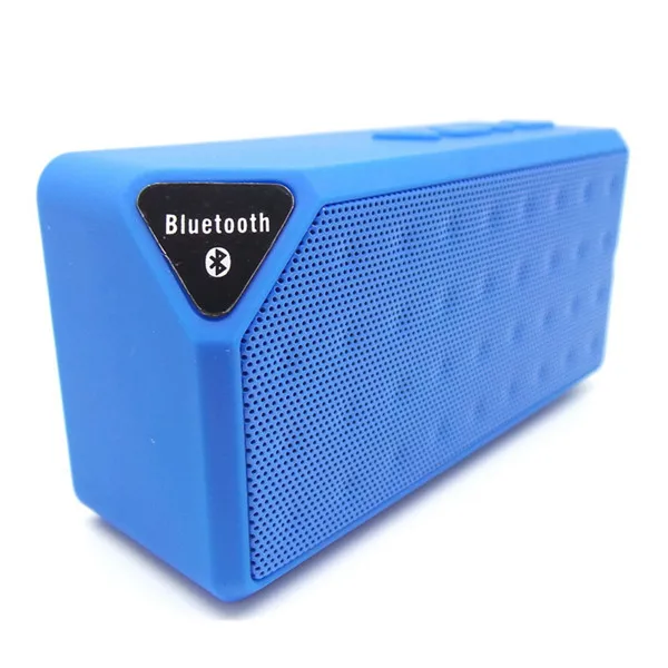 M& J Bluetooth динамик X3 Jambox стиль TF USB FM беспроводной портативный музыкальный звуковой ящик сабвуфер громкий динамик s с микрофоном caixa de som - Цвет: Blue