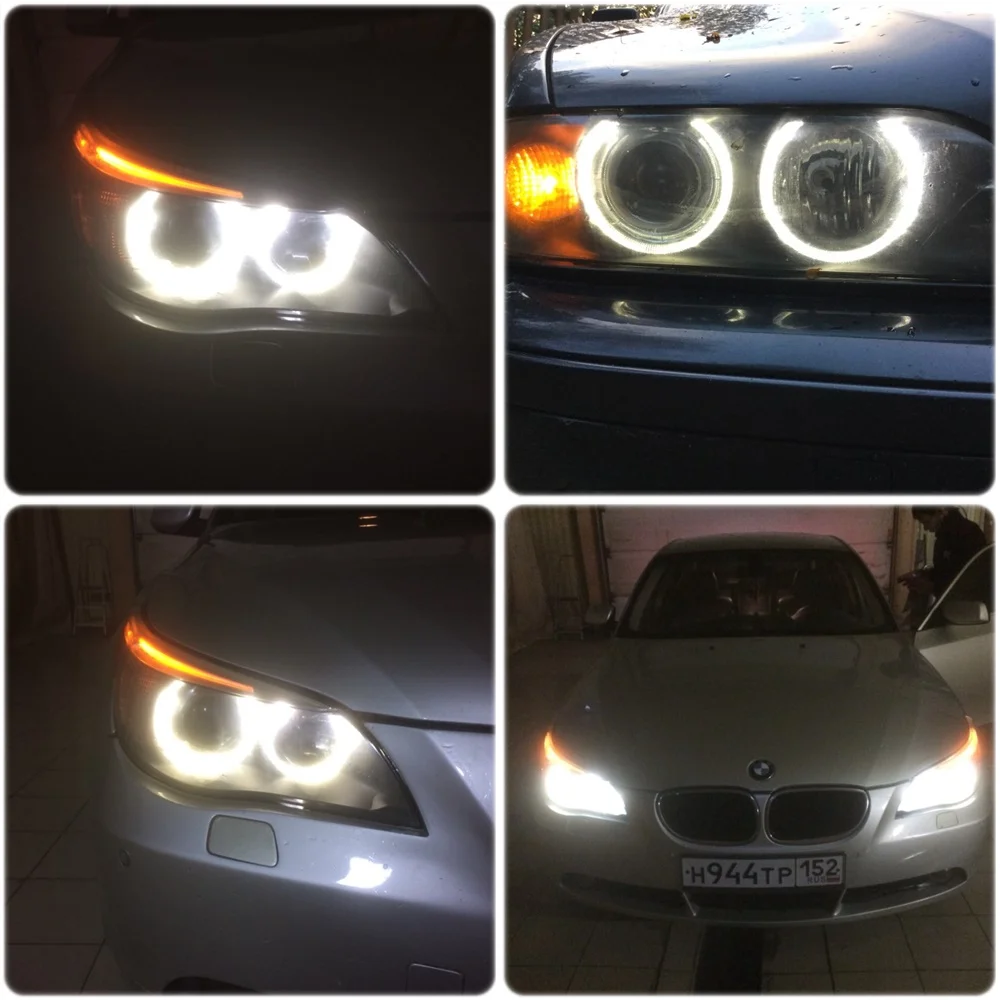 Angel Eyes Für BMW E60 E61 2003-2007 - CCFL Halo Ringe Ultra Hell