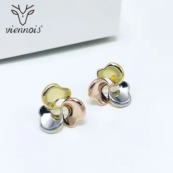 

Viennois Stud Earrings Multi Color Flower Plant Fashion Earring with for Women Earrings