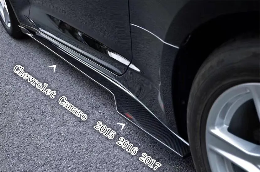 

CMST Style Carbon Fiber For Car Side Skirts Bodykit Bumper Side Skirt Cover Fits For Chevrolet Camaro 2015 2016 2017