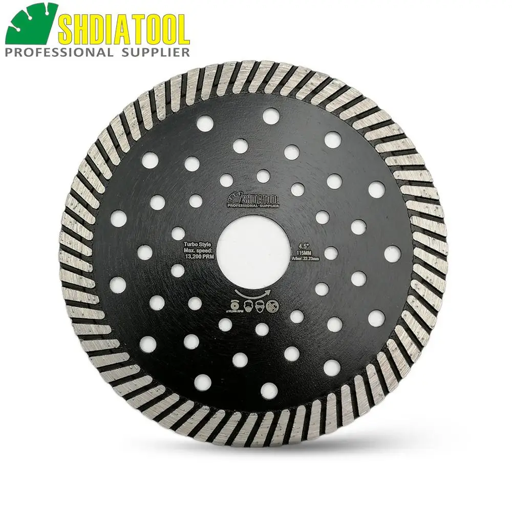 

SHDIATOOL 3pcs/set Diamond Blades for multi purpose multi hole steel core Dia 115/180/230mm Diamond cutting disc Diamond Wheel