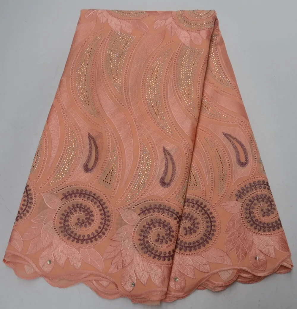 

Embroidery Swiss Voile Lace In Switzerland Nigeria African Cotton Lace Msterial With Stones Swiss Voile Lace Fabric