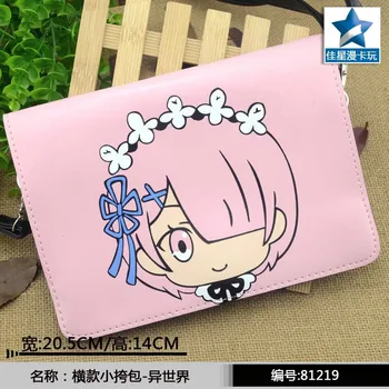 

Anime Re:Zero kara Hajimeru Isekai Seikatsu Ram Horizontal Flap Crossbody Satchel/Single Handbag/Mini Messenger/Shoulder Bag