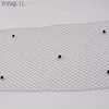 Black  5 Yards Per Lot Birdcage Veil With Dot 25CM Width Russian Veiling Netting Wedding Dot Veils DIY Hair Accessories LDV06 3