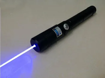 

600000m 450nm Powerful Blue Laser Pointer Adjustable Focus Lazer Pen Laser Torch Burn paper lit cigarette+ goggles+charger+box