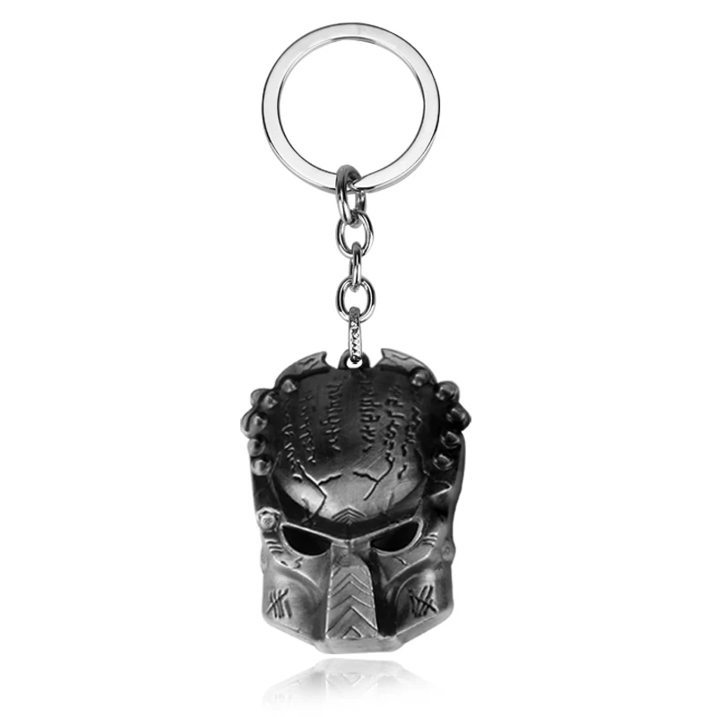 

3 colors Freeshipping Hot movie Alien v Predator Keychain Alloy Mask Metal Key Rings For Women&Men Chaveiro Men Boyfriend gift