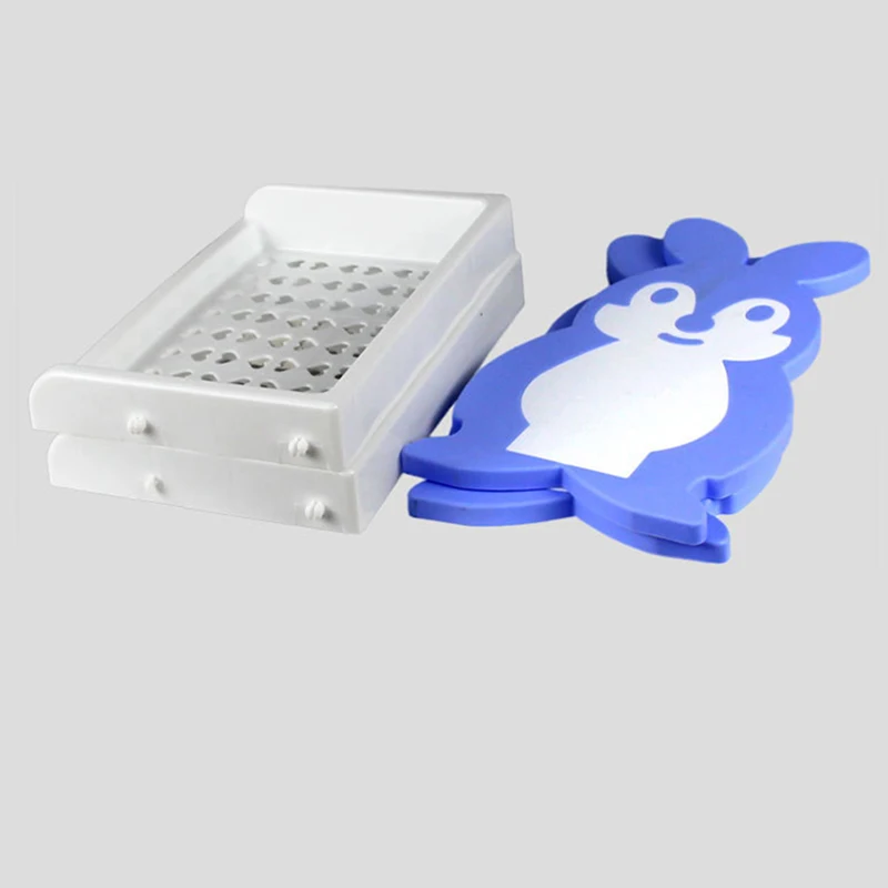 WORID картонный кролик стеллаж для хранения двойной пластиковый стол для ванной комнаты Полки для ванной спальни Косметика полки X-7004