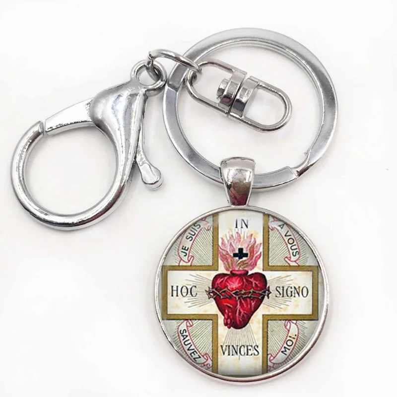 Jsilver keychain.
