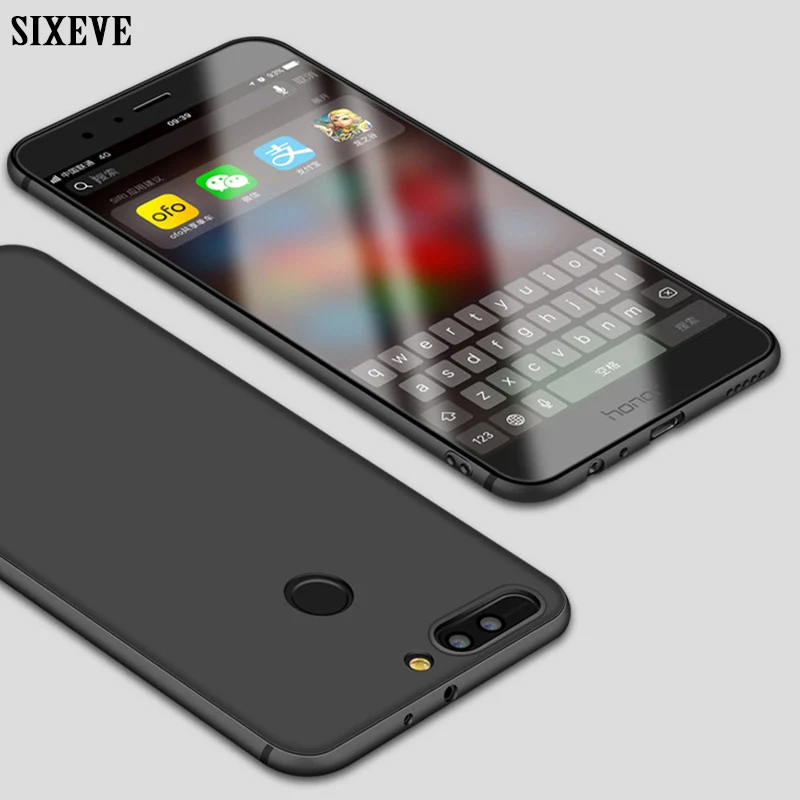 

SIXEVE Ultra Thin Cell Phone Case For Huawei P8 P9 P10 Lite Plus P9Lite 2017 Honor 6c Mate 8 9 10 Pro Shockproof TPU Back Cover