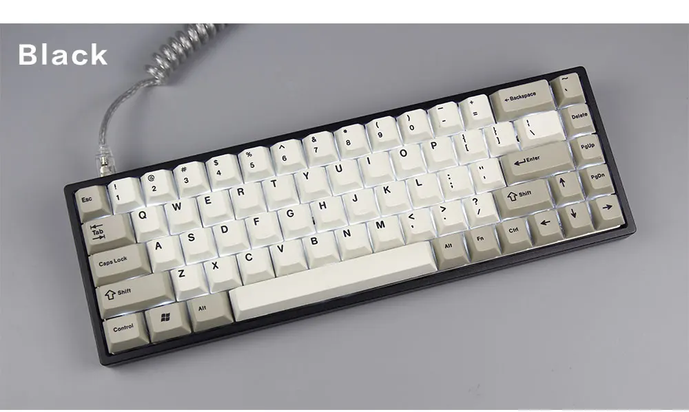 Tada68 механическая клавиатура 65% раскладка с Zealios Tealios Gateron swtiches/Enjoypbt Dye-sub keycap/пластиковый или Алюминиевый Чехол