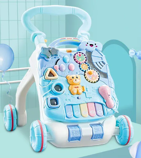 

Baby Walker Trolley Anti-rollover Learning Walking Walker Boys and Girls Baby Toys