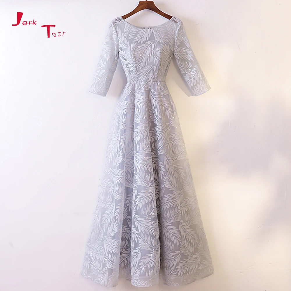 

Jark Tozr Custom Made Elegant Formal Gowns Long Vestido Formatura 2019 Alibaba China Grey Lace Prom Dresses Ballkleider
